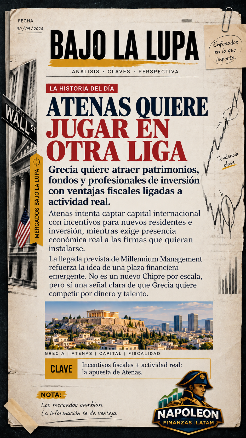 Atenas quiere jugar en otra liga — Bajo la Lupa