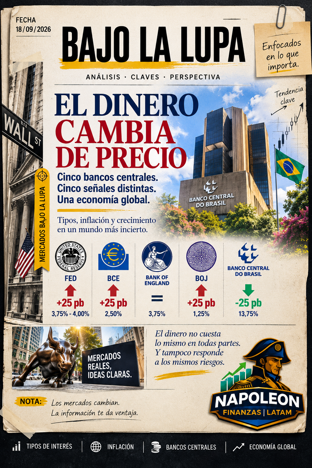 El dinero cambia de precio — Bajo la Lupa