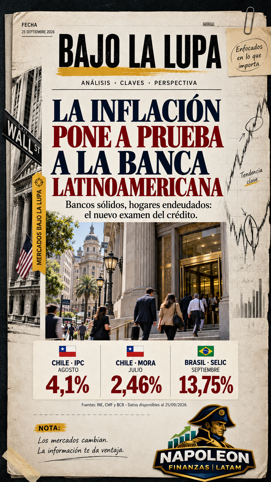 La inflación pone a prueba a la banca latinoamericana — Bajo la Lupa