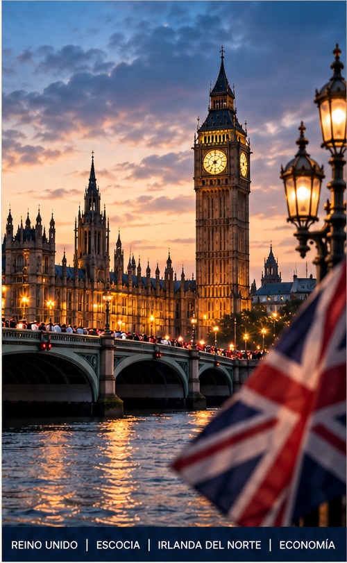 Westminster y el Big Ben al anochecer